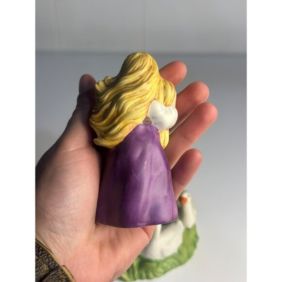 VTG 1986 Franklin Mint The Goose Girl Figurine Maggie Murphy 4" Safari Surprises - Picture 5 of 8